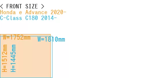 #Honda e Advance 2020- + C-Class C180 2014-